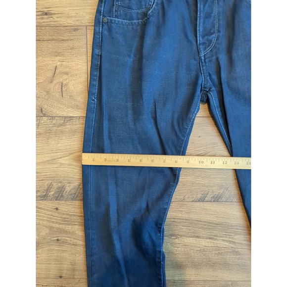 Ted Baker Jeans Mens Sz 29x33 Tinned Sardines Straight Leg Slim Dark Wash Jeans - Picture 8 of 16